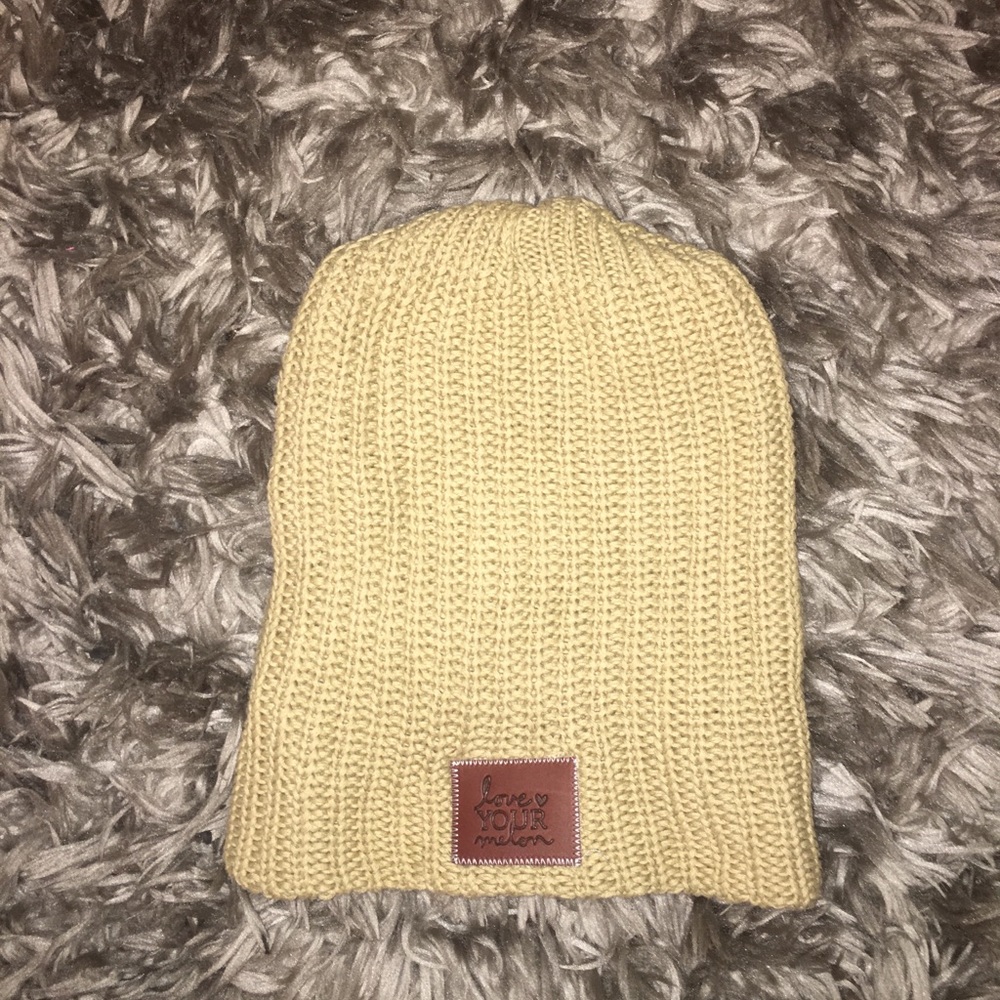 Tan Love Your Melon beanie